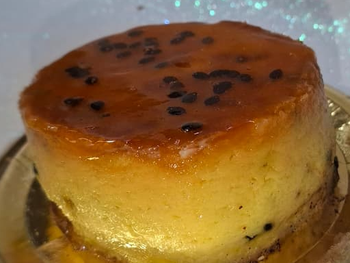Cheasse cake cocido de maracuyá