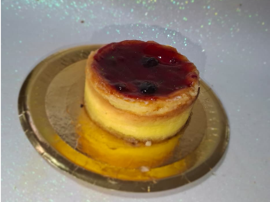 Cheasse cake cocido de frutos rojos