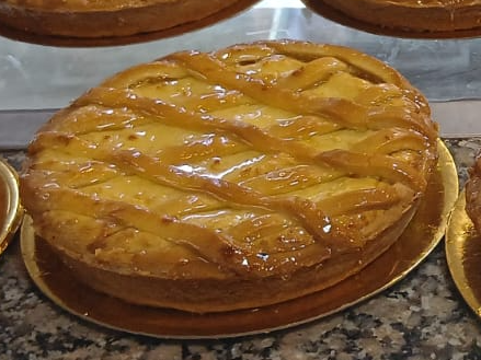 Ricota con dulce de leche.