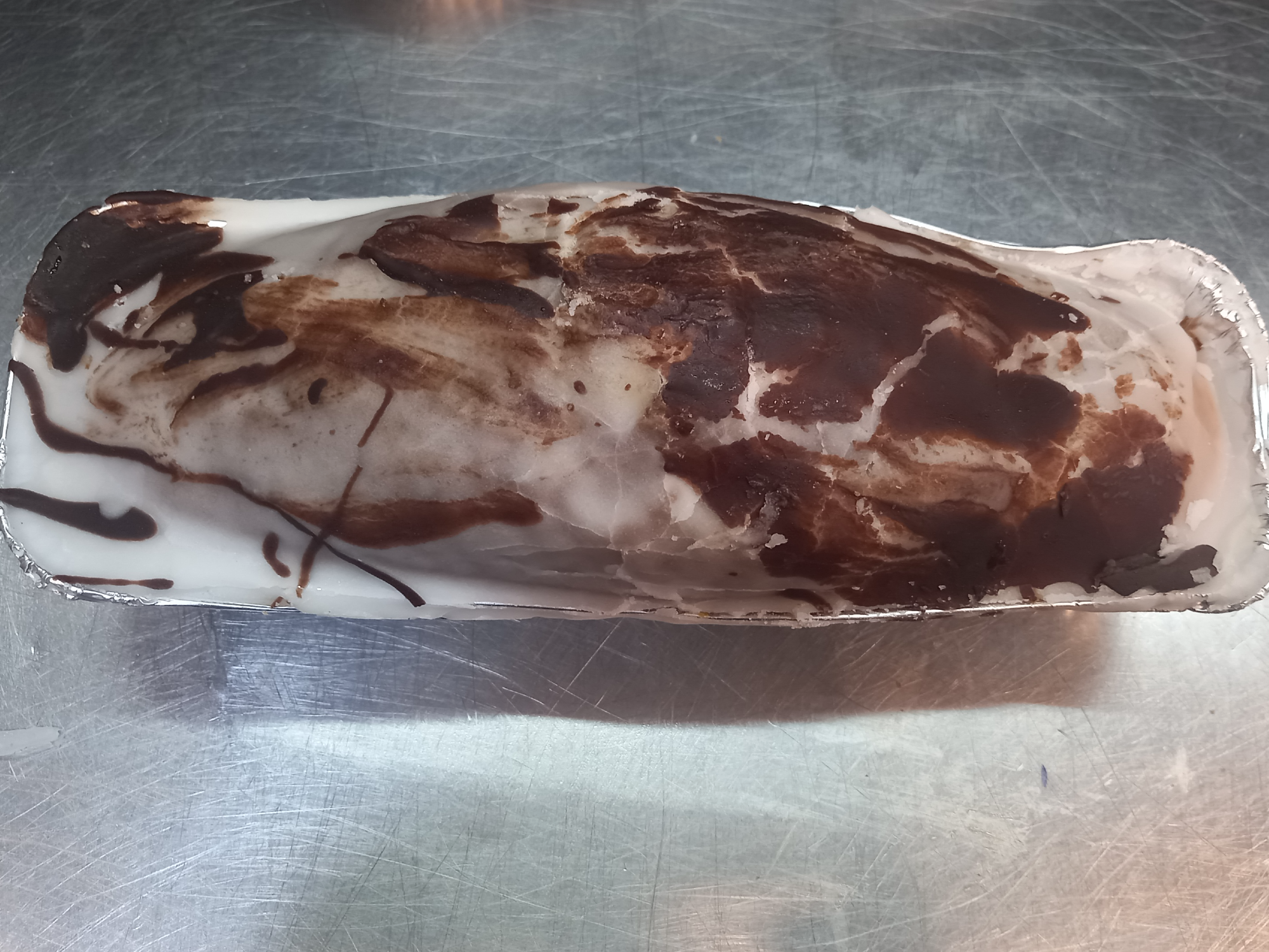 Budín marmolado bañado en chocolate de 500gr