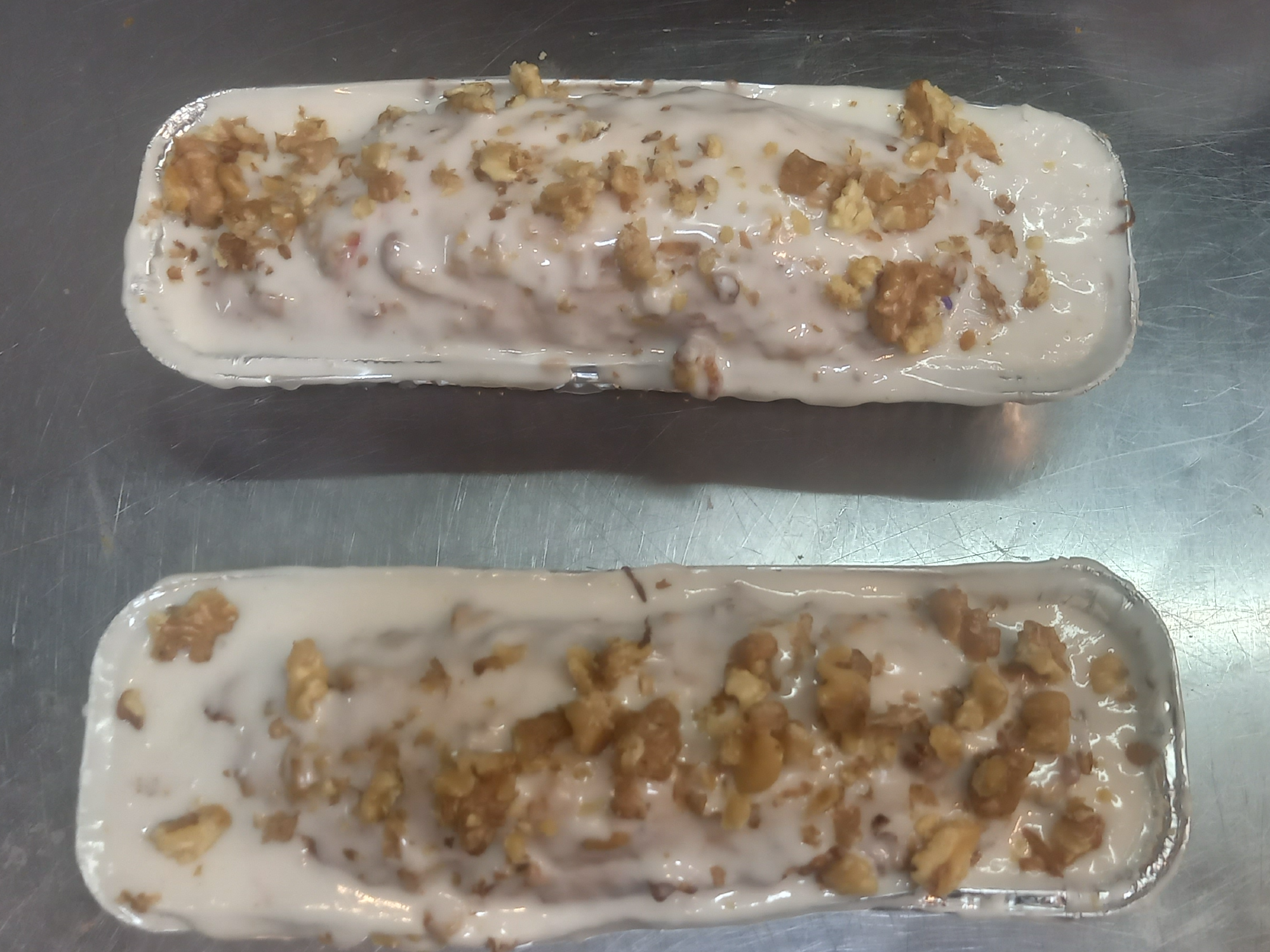 Budín de vainilla y nueces glaseado de 500gr