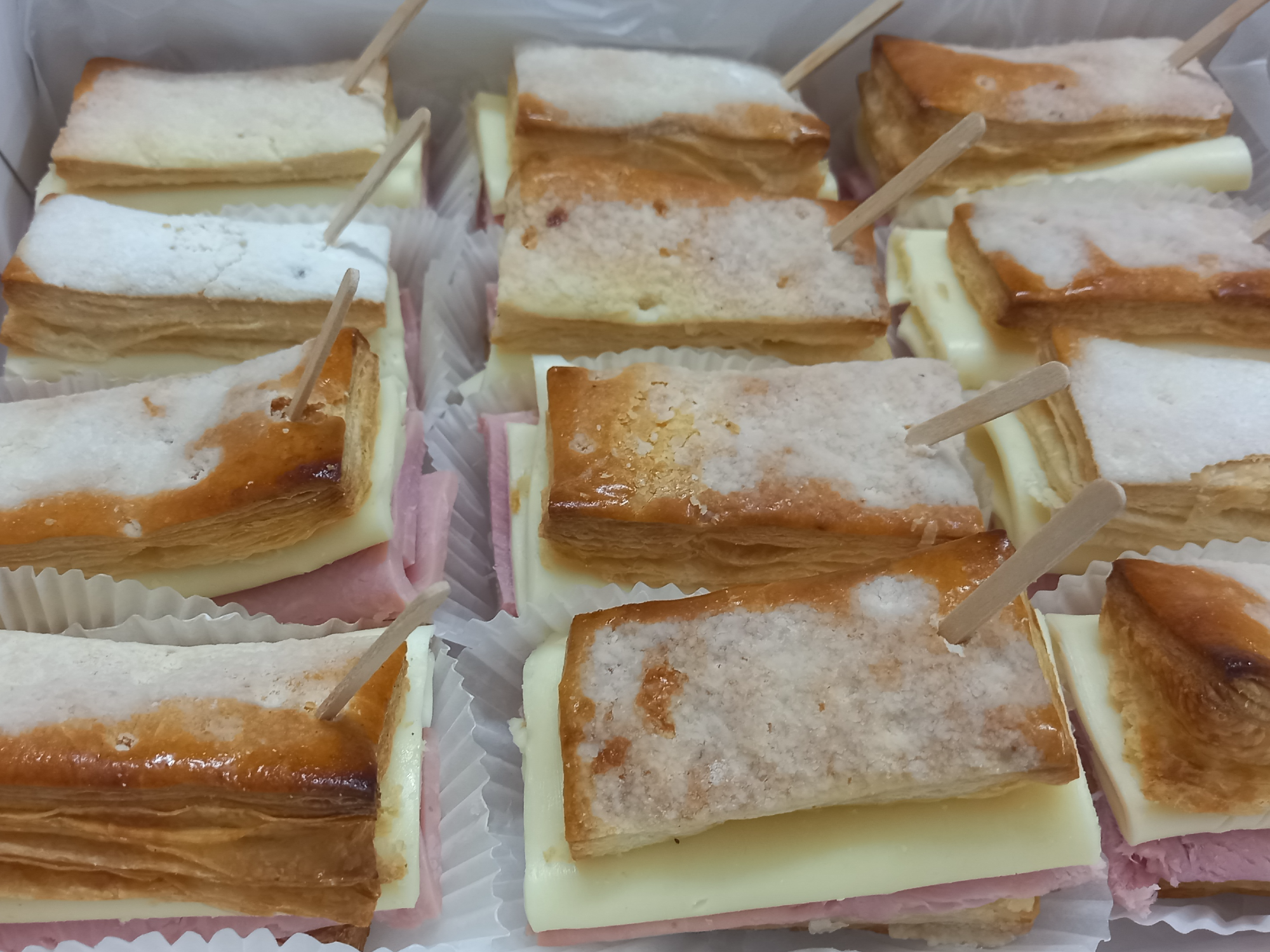 Fosforitos jamón y queso