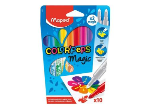 Marcador Escolar Maped Color Peps Magic x10