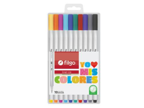 Marcador Microfibra Filgo Liner X 10