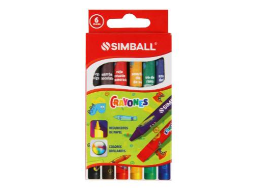 Crayones Simball x 6 Corto