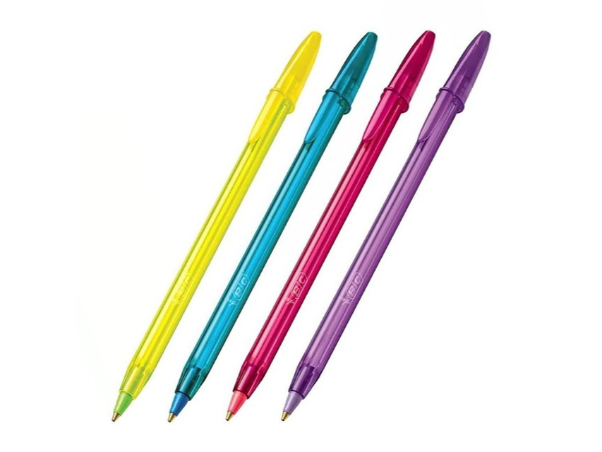 Boligrafo Lapicera Escolar Bic Fashion