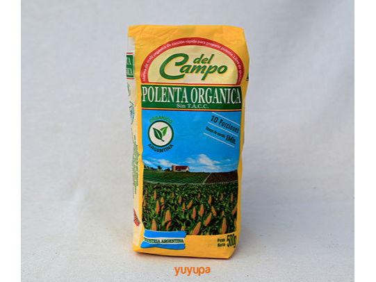 Polenta Orgánica Instantánea en  unidades de 1/2 Kg