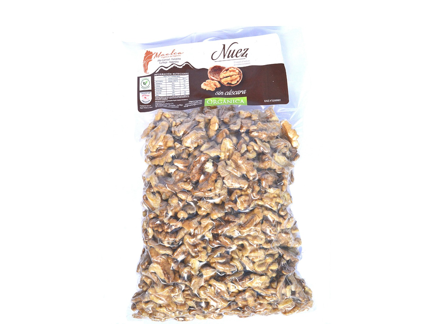Nuez orgánica Maelca x 4 kilos
