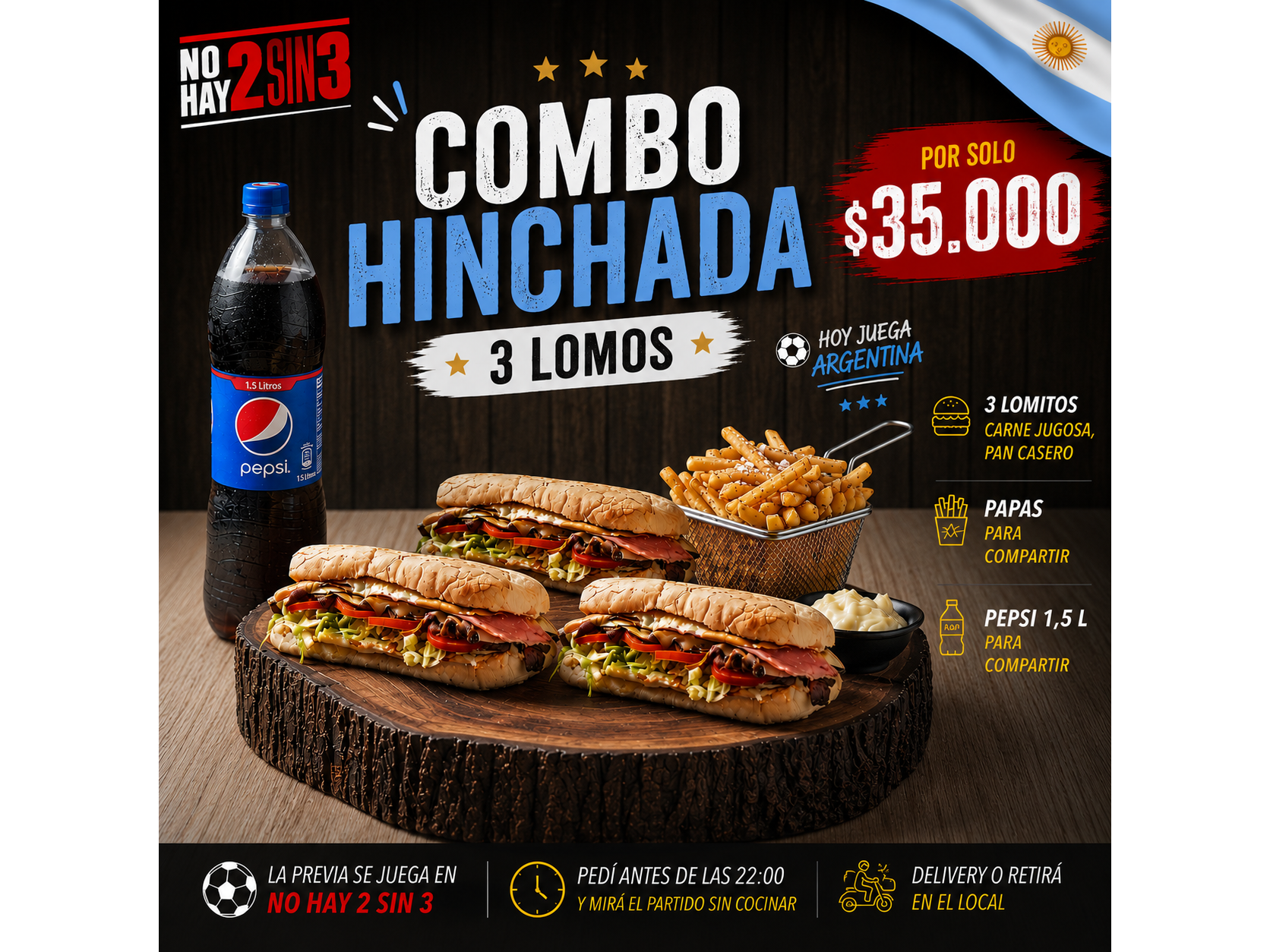 COMBO - HINCHADA X3