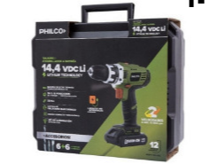 TALADRO ATORNILLADOR 14.4V PHILCO