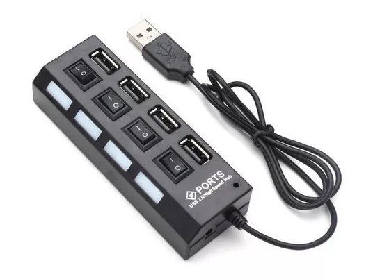 HUB USB HEMBRA USB 2.0 4 PUERTOS