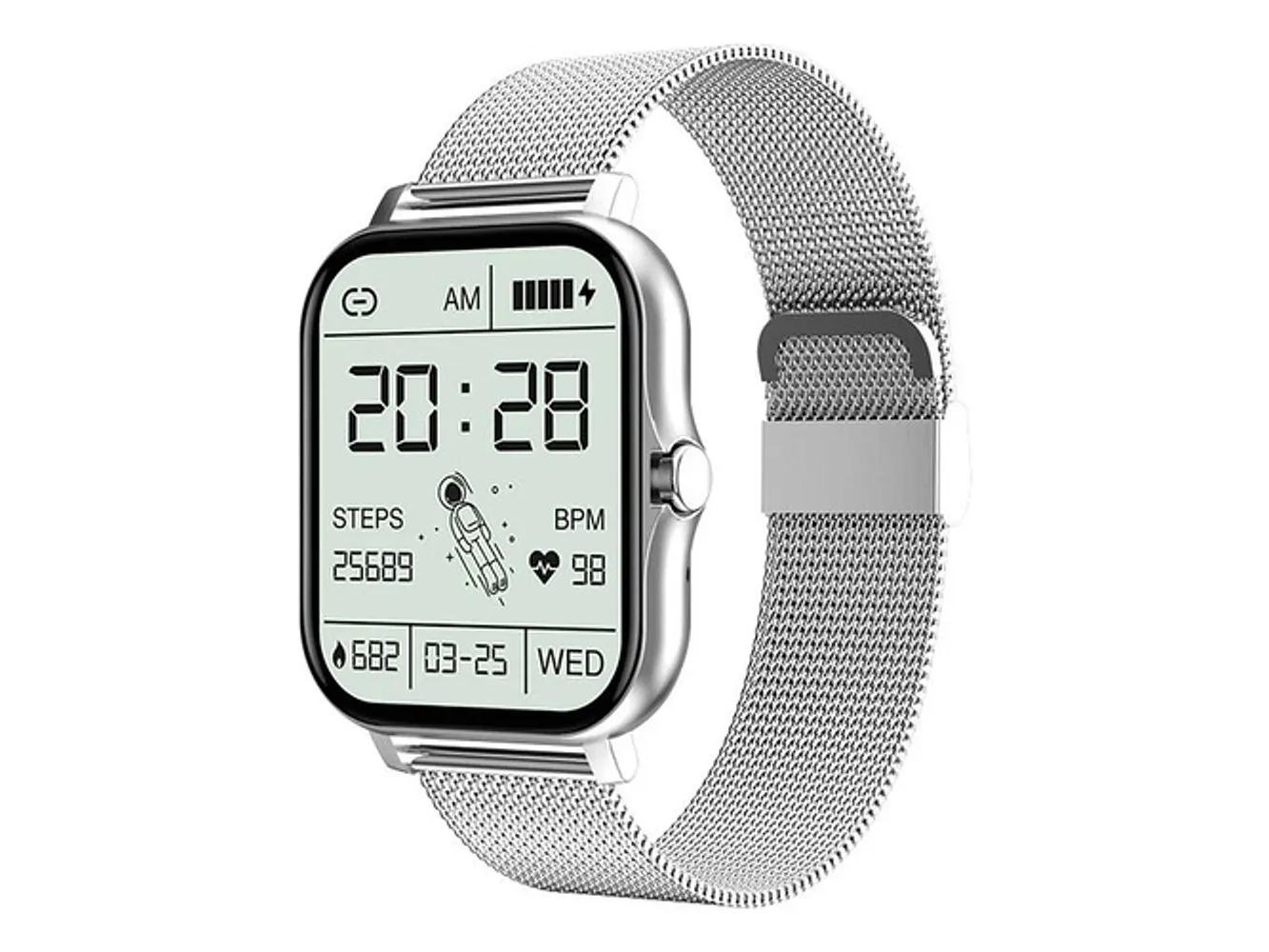 RELOJ SMARTWACH Y13 DOBLE MALLA METAL