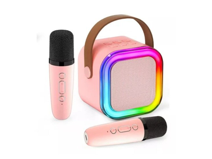 PARLANTE BLUETOOHT 2 MIC KARAOKE