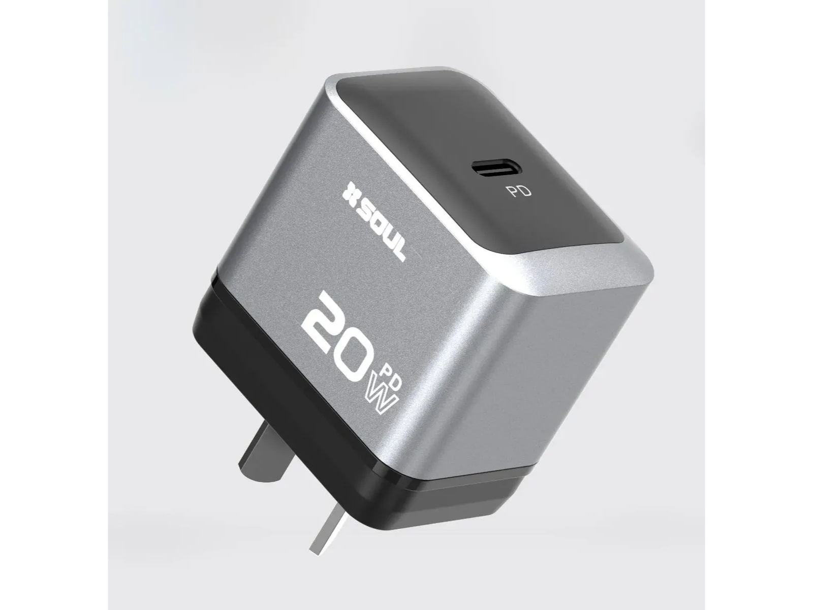 CARGADOR TIPO C  SOUL PD 20W SILVER