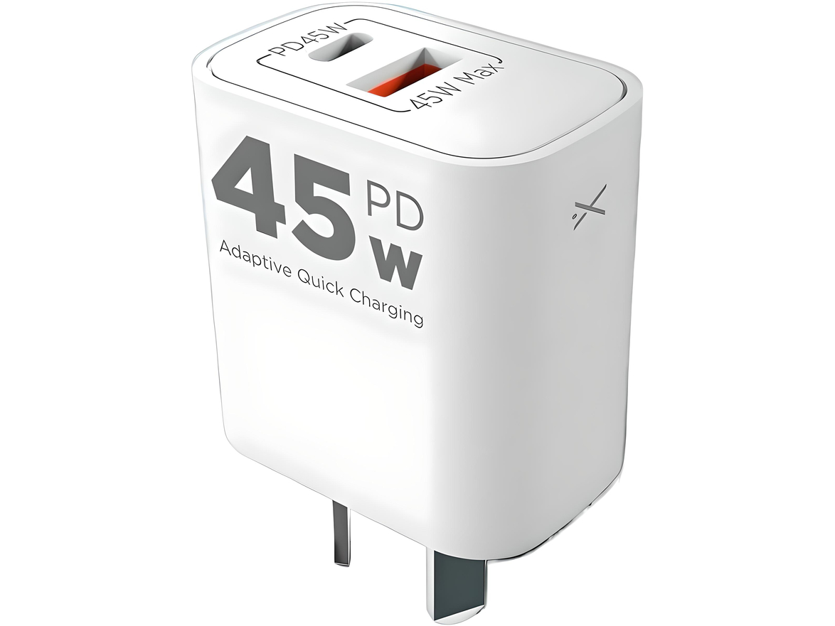 CARGADOR ULTRA RAPIDO 45 WATTS