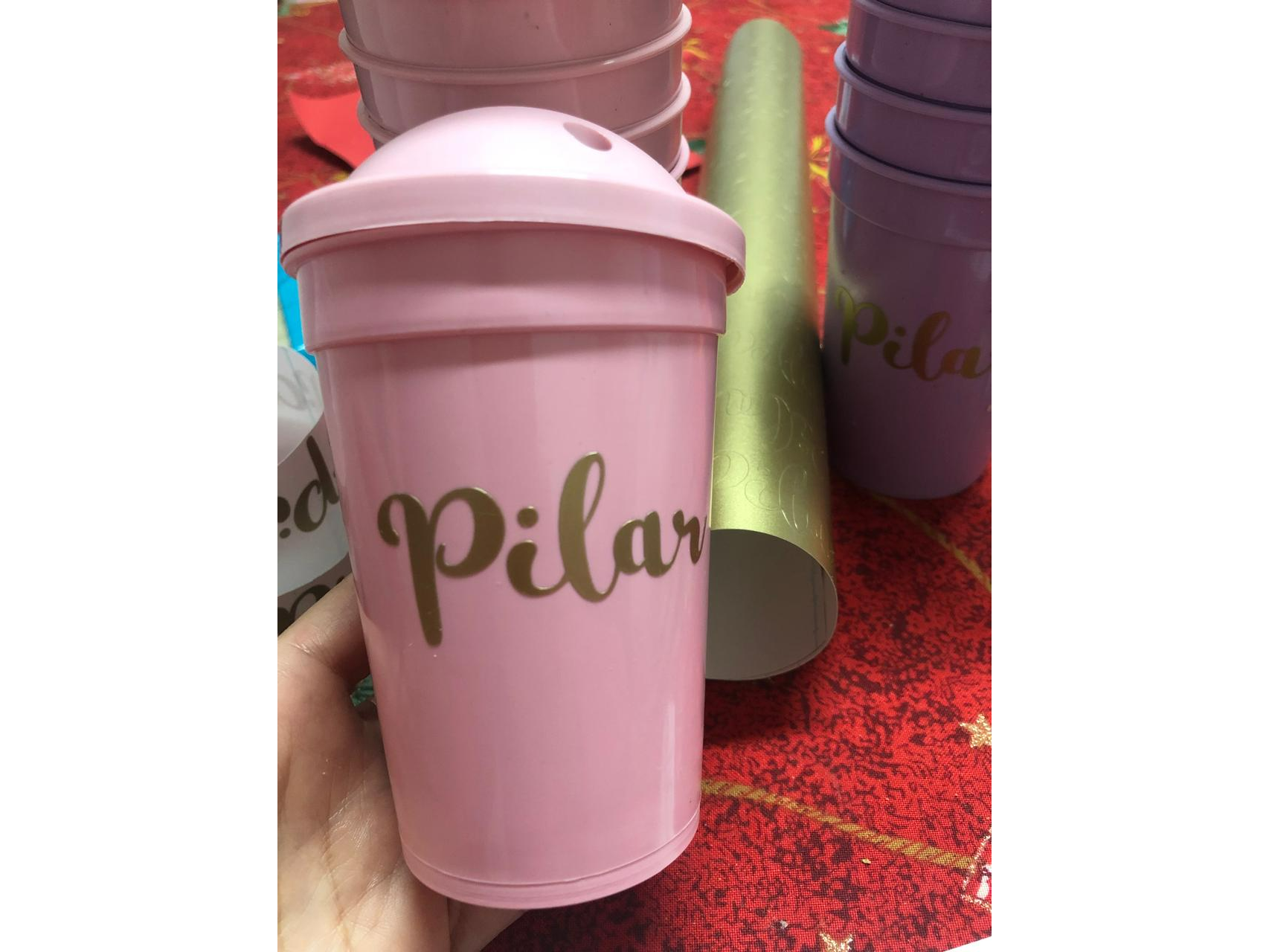 VASO + VINILO PERSONALIZADO