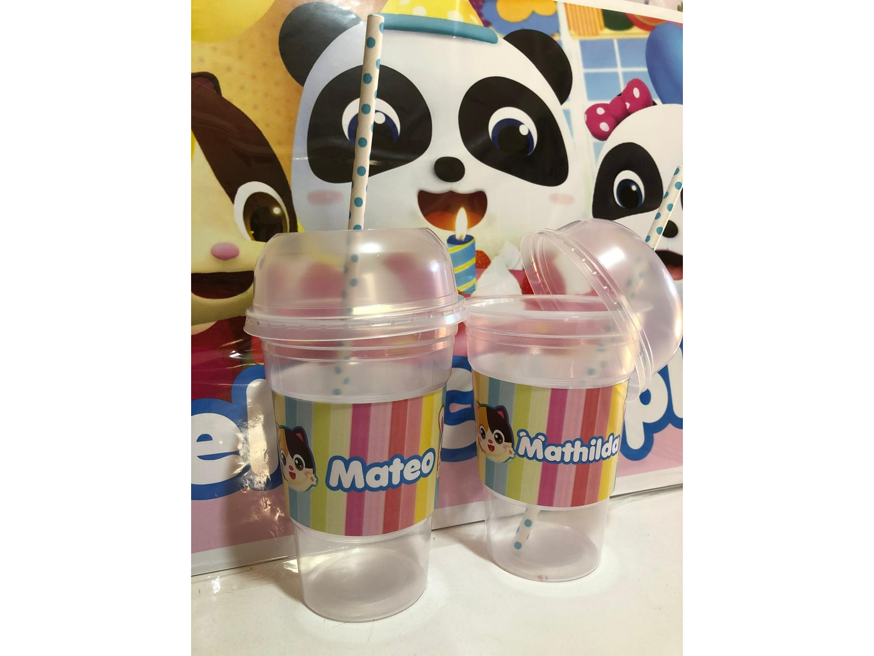 VASO CON VINILO PERSONALIZADO