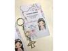 LLAVERO ANGEL + TARJETA