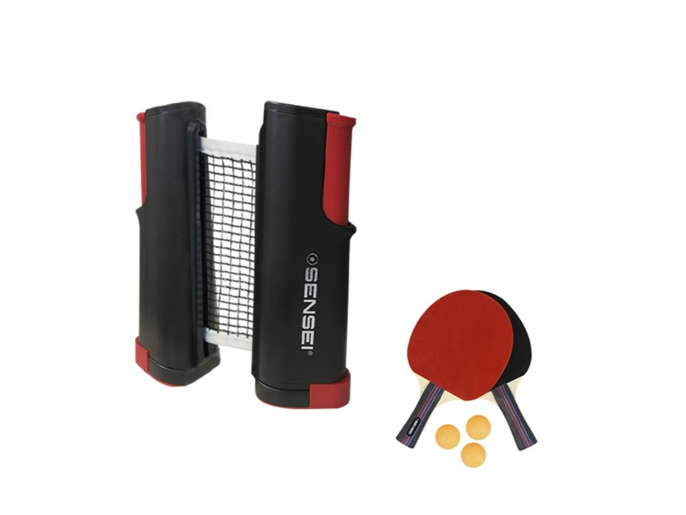 Set De Ping Pong Instant (2 Paleta Y 3 Pelota Y Red) | Sensei®