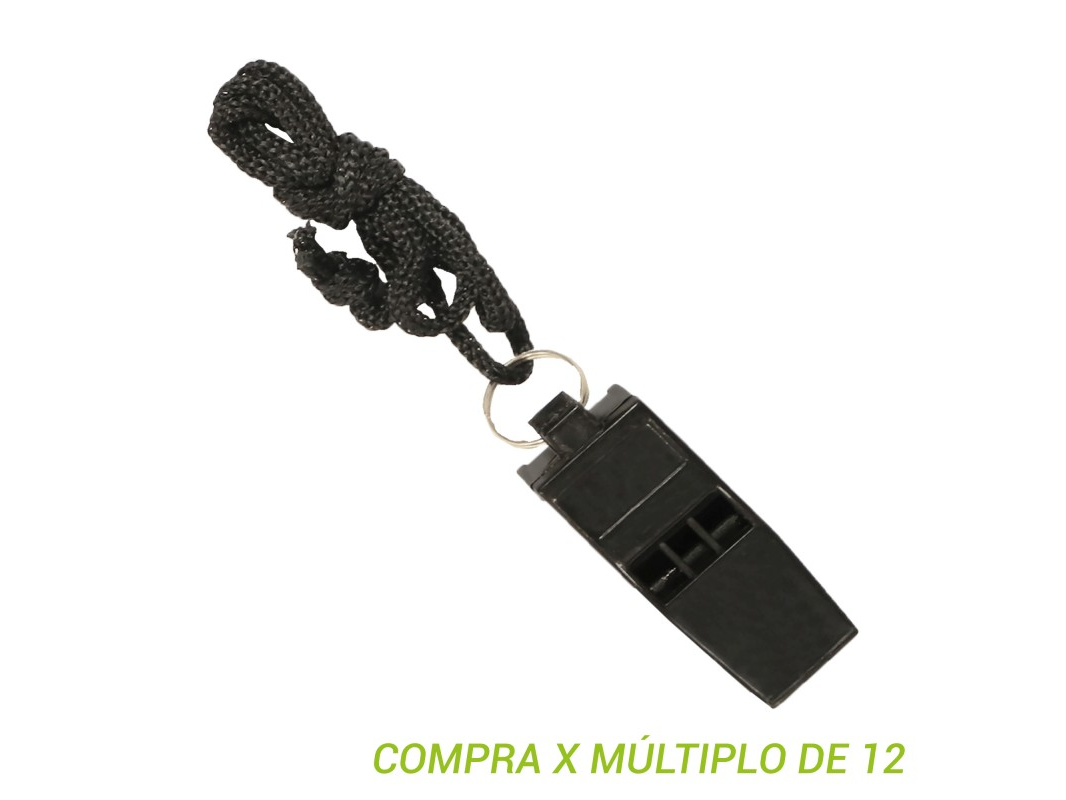 Silbato Extra Plano Con Correa | DRB®