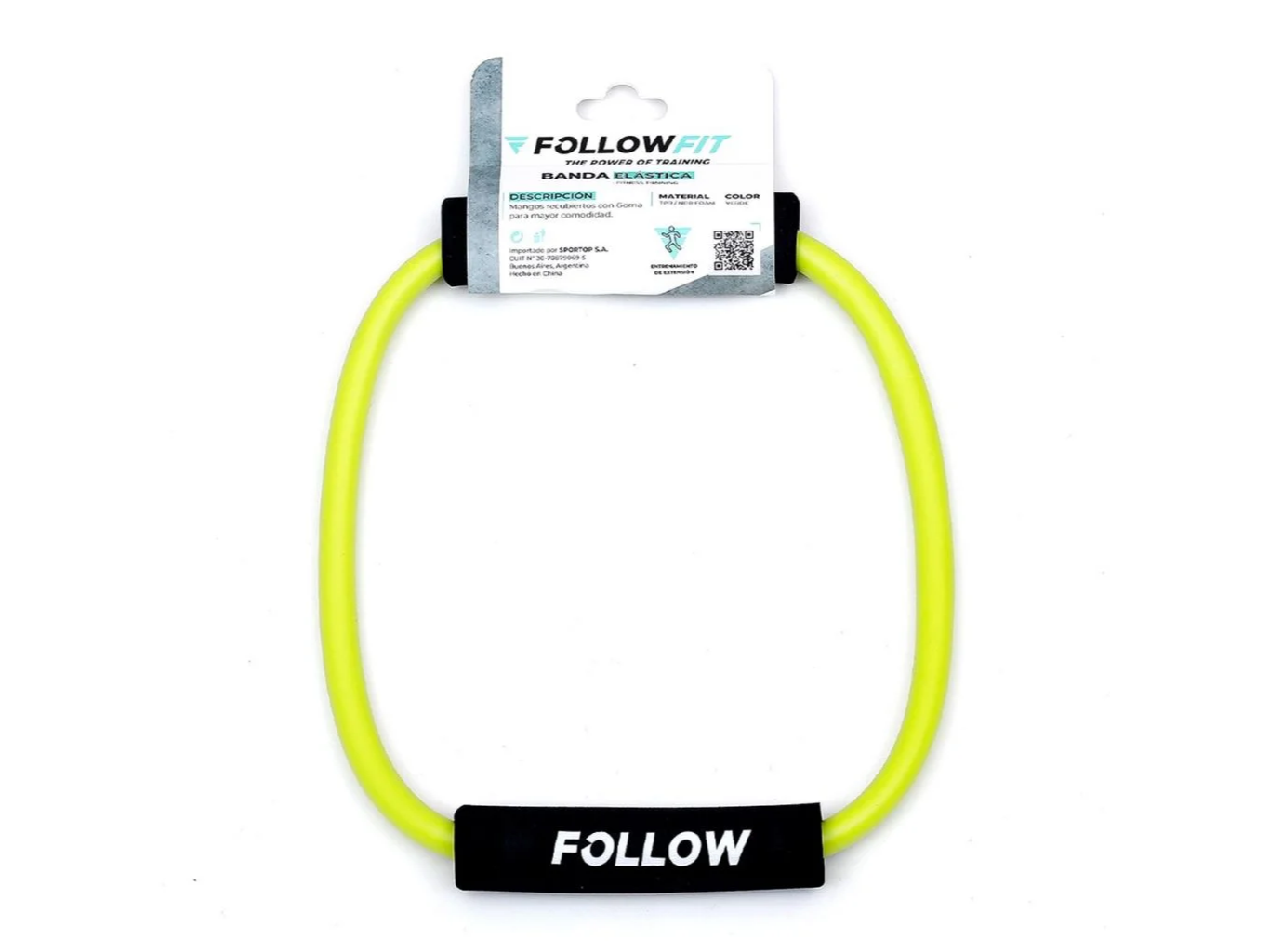 BANDA ELASTICA CIRCULO CON MANIJAS NEOPRENE FOLLOW FIT