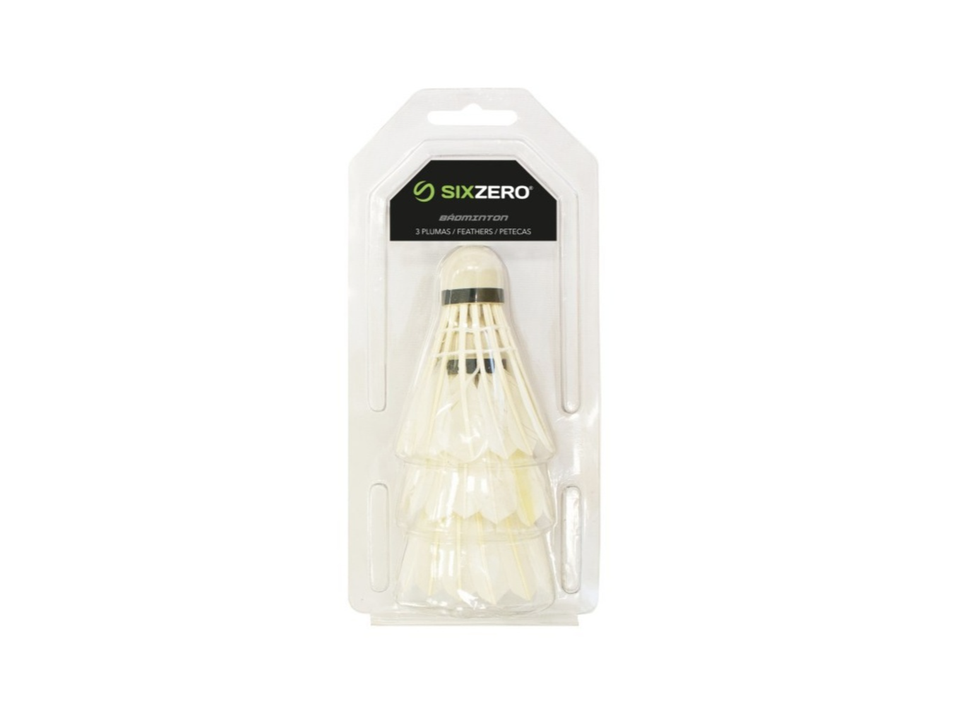 Plumas de Ganzo Badminton X 3 | Sixzero®