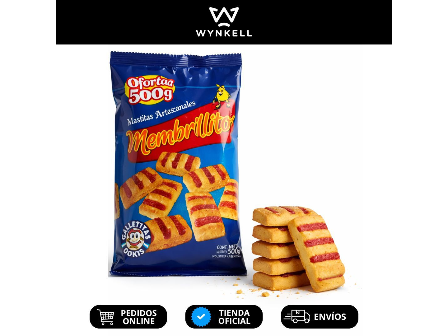 Kokis Membrillitos 500 gr.