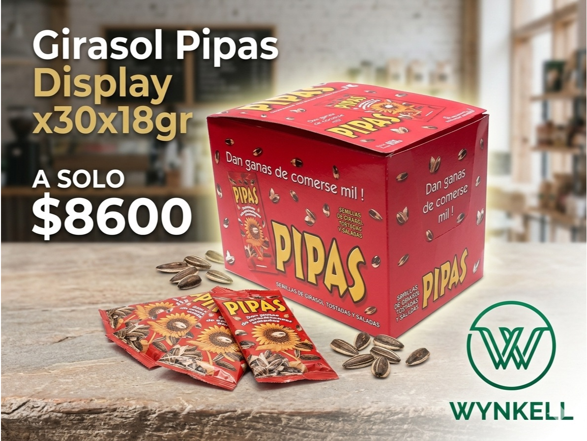 Pipas Semillas de Girasol x30 unidades