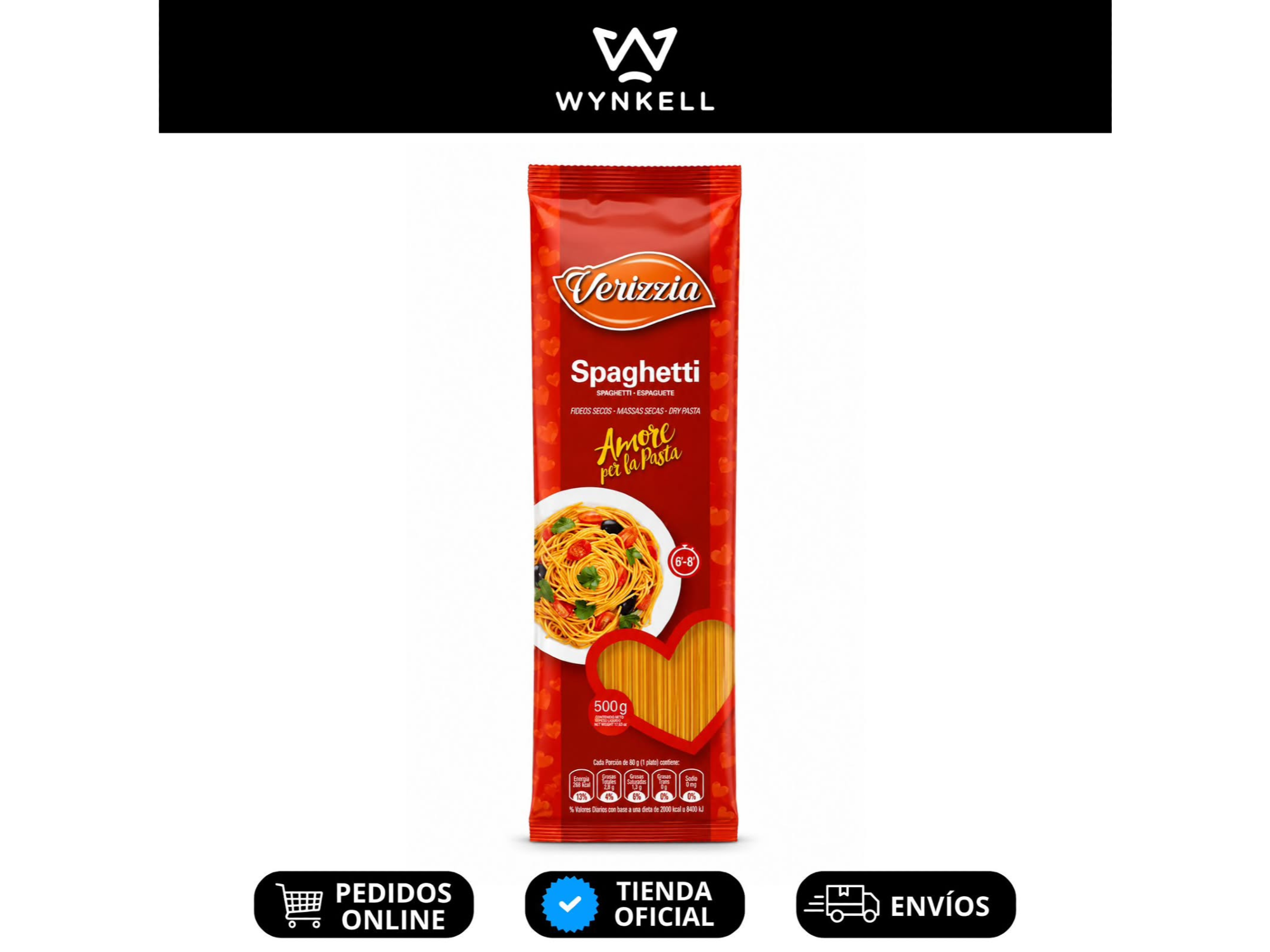 Fideo Verizzia Spaghetti 500g