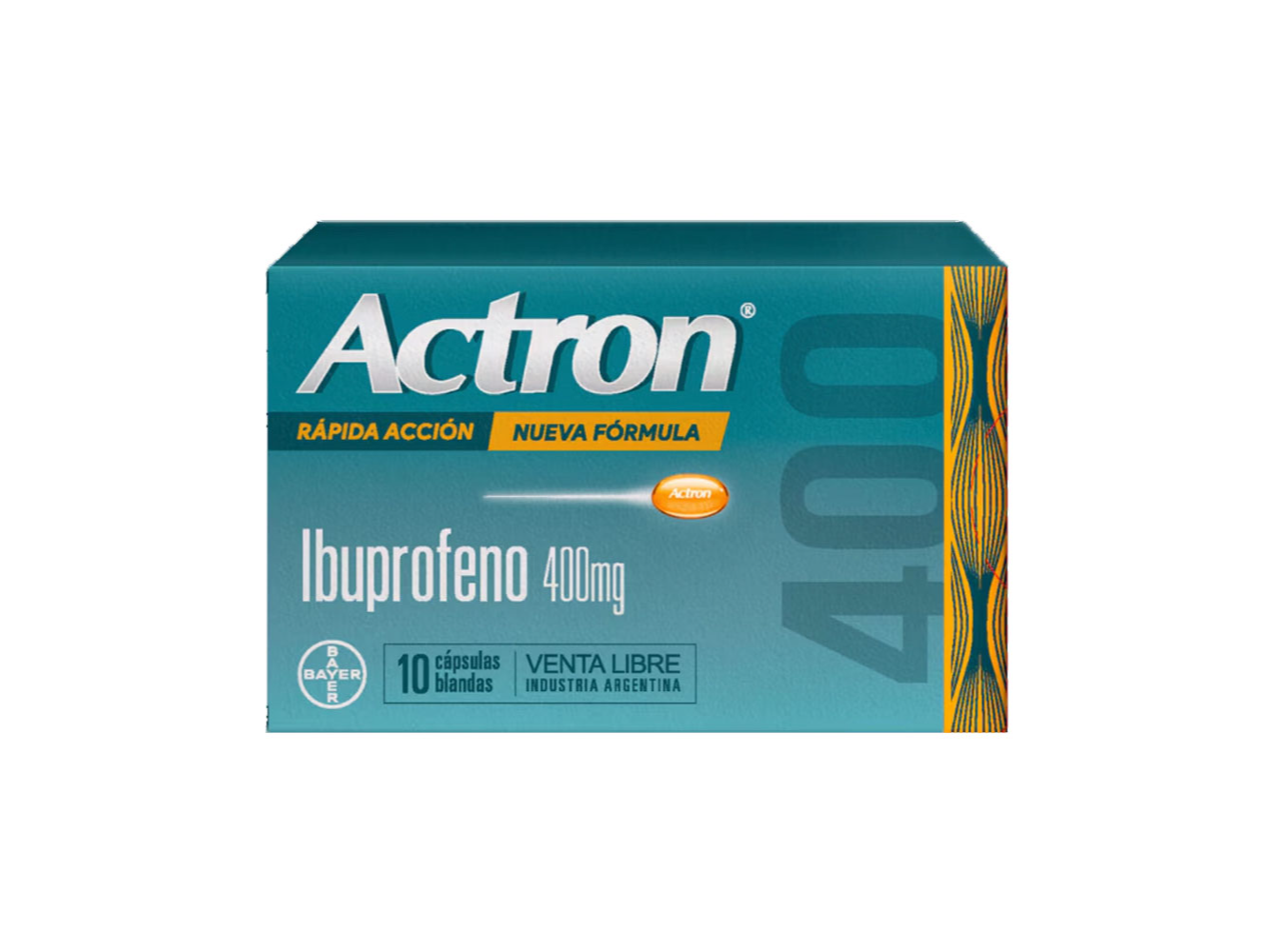 ACTRON RAPIDA ACCION NF 400 mg c&nbsp;ps.x 10