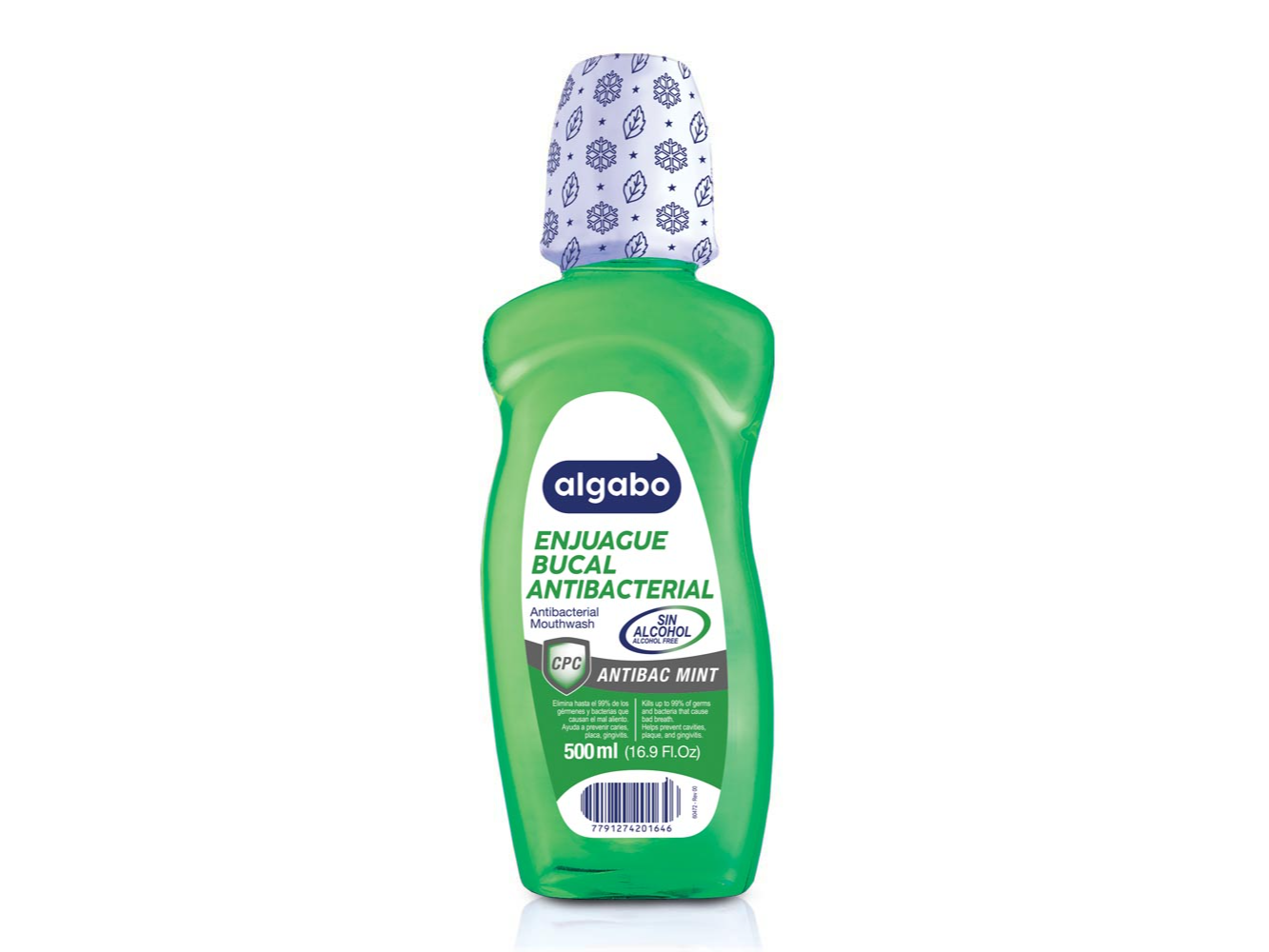 ALGABO ENJ BUCAL ANTIBAC X 500 ML
