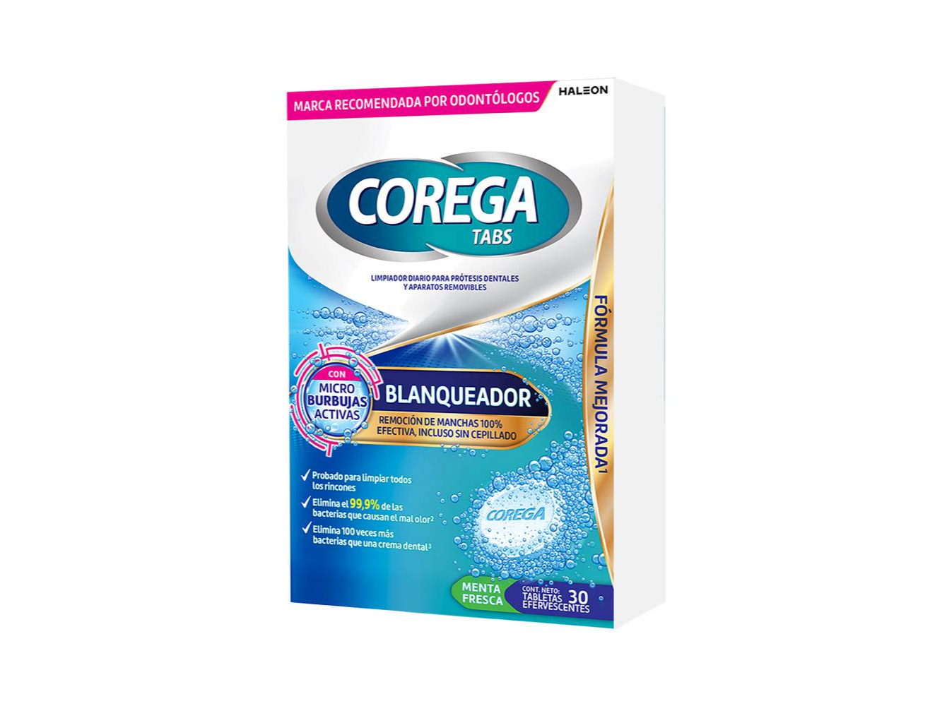 COREGA TABS BLANQUEADOR tab.limp.x 30