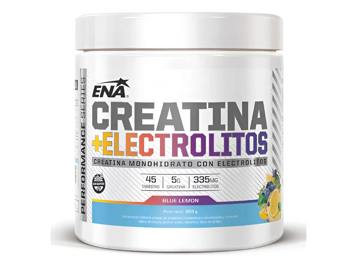 CREATINA + ELECTROLITOS SABOR BLUE LEMON env.x 293 g