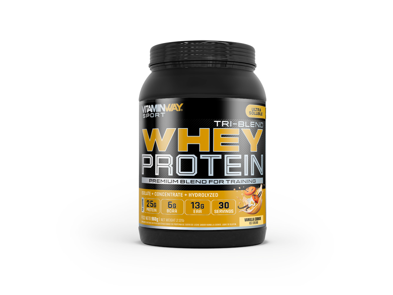 TRI BLEND WHEY PROTEIN vainilla env.x 960 g
