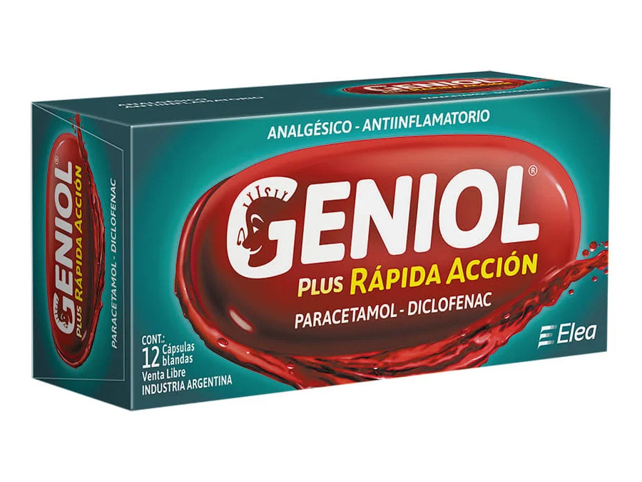GENIOL PLUS RAPIDA ACCION c&nbsp;ps.bl. x 12