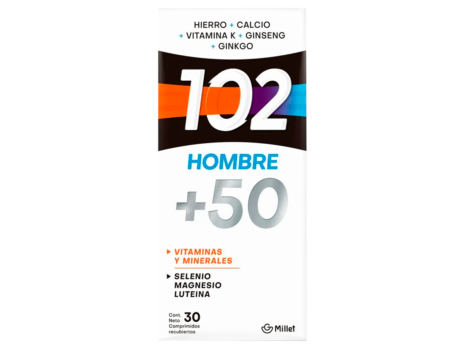 102 HOMBRE +50 comp.rec. x 30