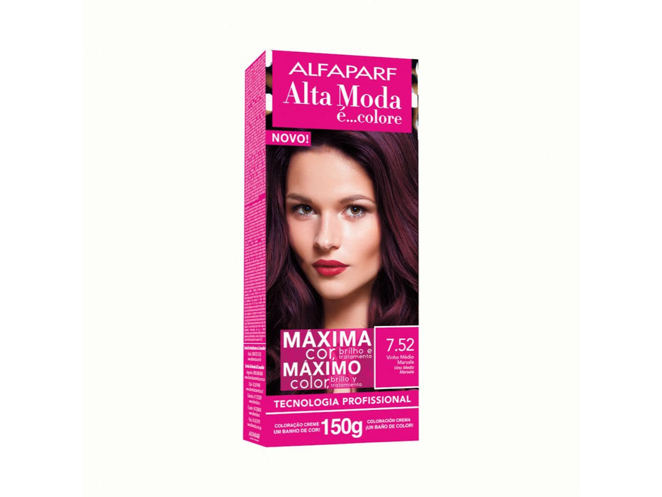 ALTA MODA E COLORE KIT 7.52 VINO MEDIO