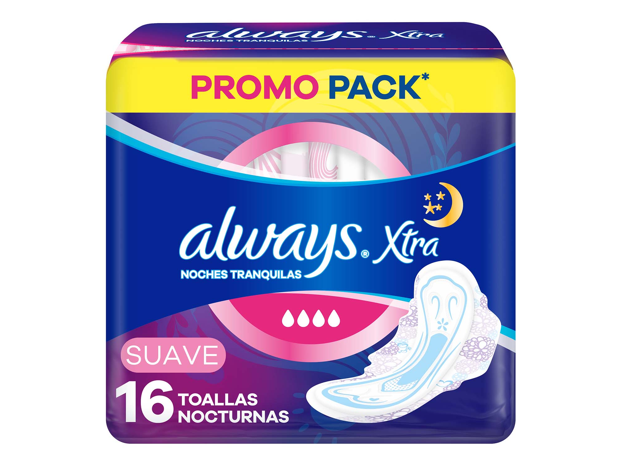 ALWAYS NOCHES TRANQ SUAVE 16 UN TOA HIG