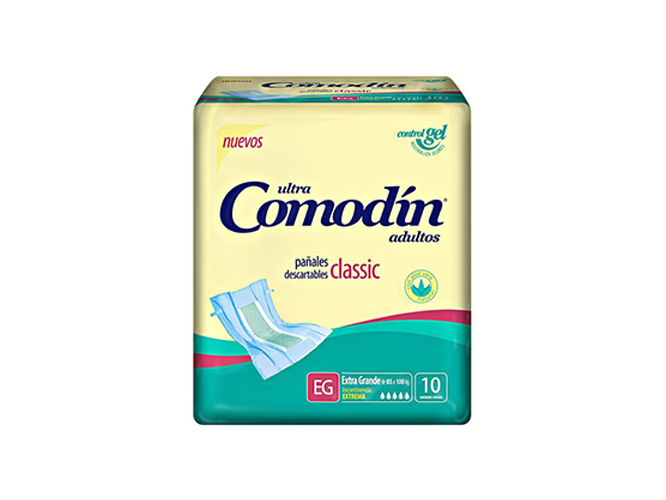 COMODIN CLASICO EXT/GDE 10 PAÑ ADU