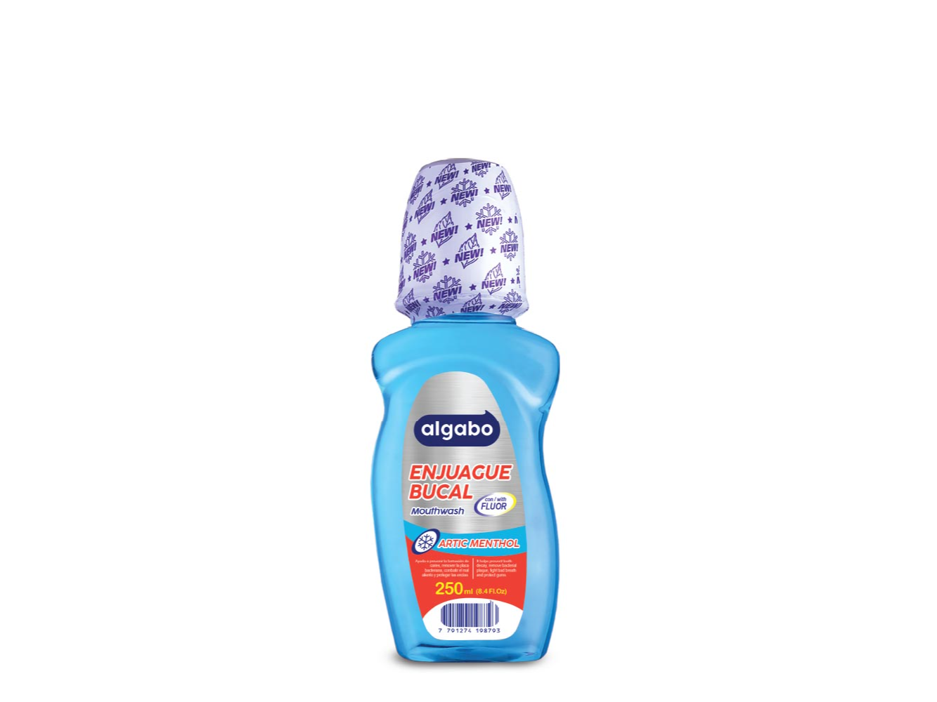 ALGABO ENJ BUCAL ARTIC MENTHOL X 250 ML