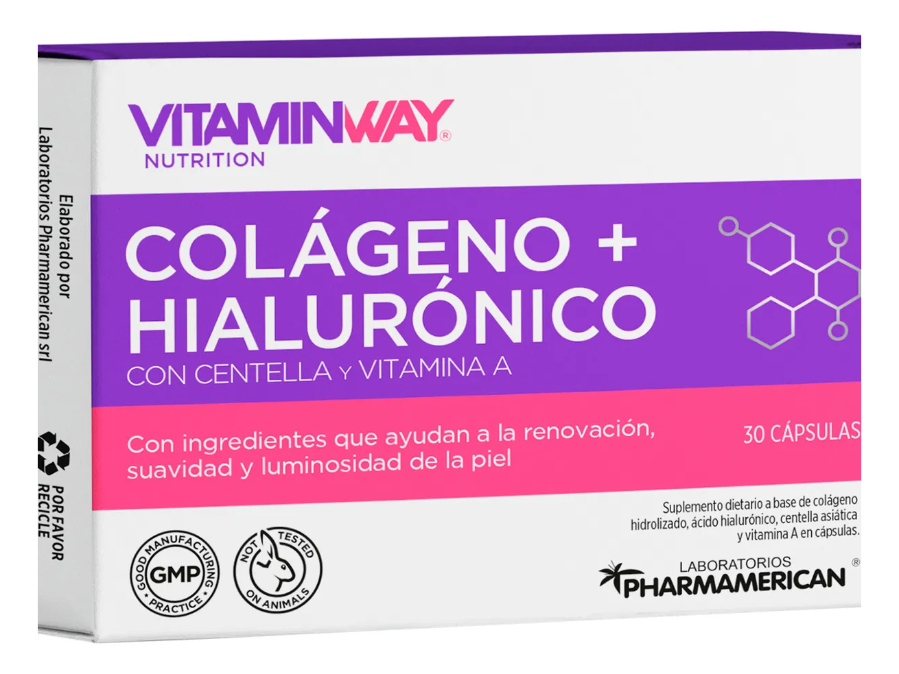 COLAGENO + HIALURONICO VITAMIN WAY c&nbsp;ps.x 30