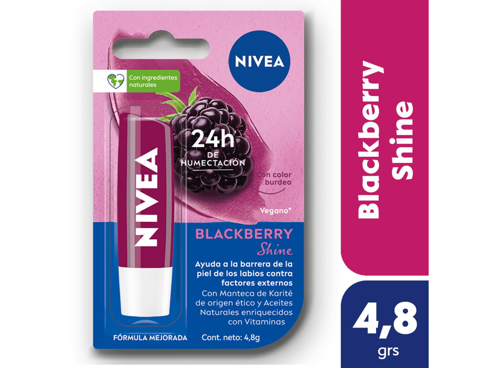 LABELLO BLACKBERRY SHINE 4,8 GR PRO LAB