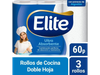 ELITE ROLLO DE COCINA X 3 60 PAÑOS ULT ABSOR