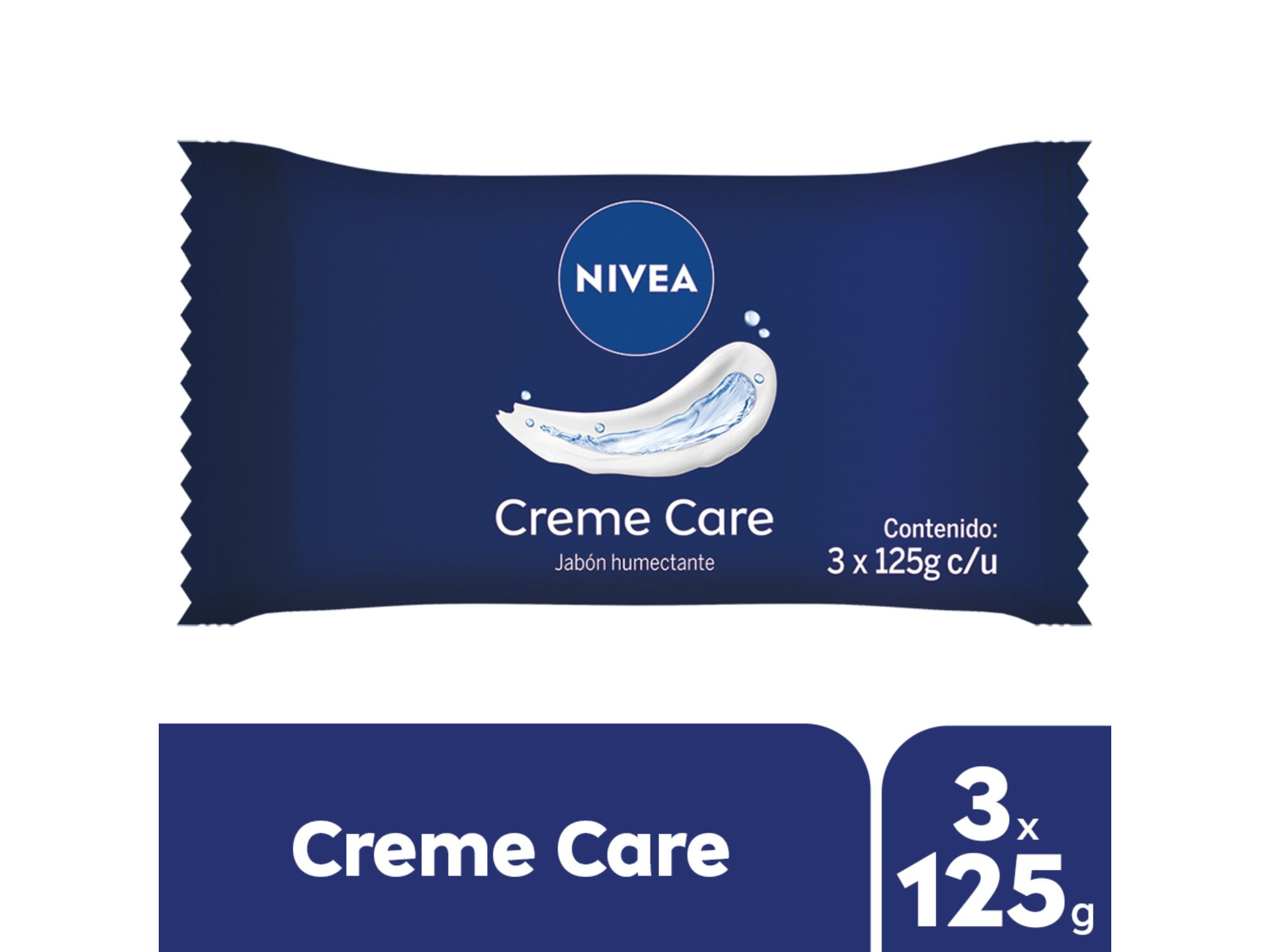NIVEA CREME CARE 3X125G JAB