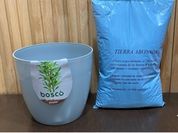 Combo Maceta de 22cm y Tierra Chica