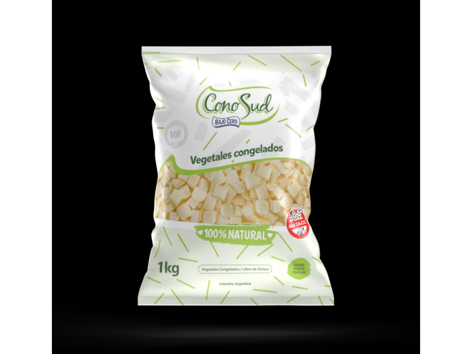 Papa Cubo Congelada 1 kg
