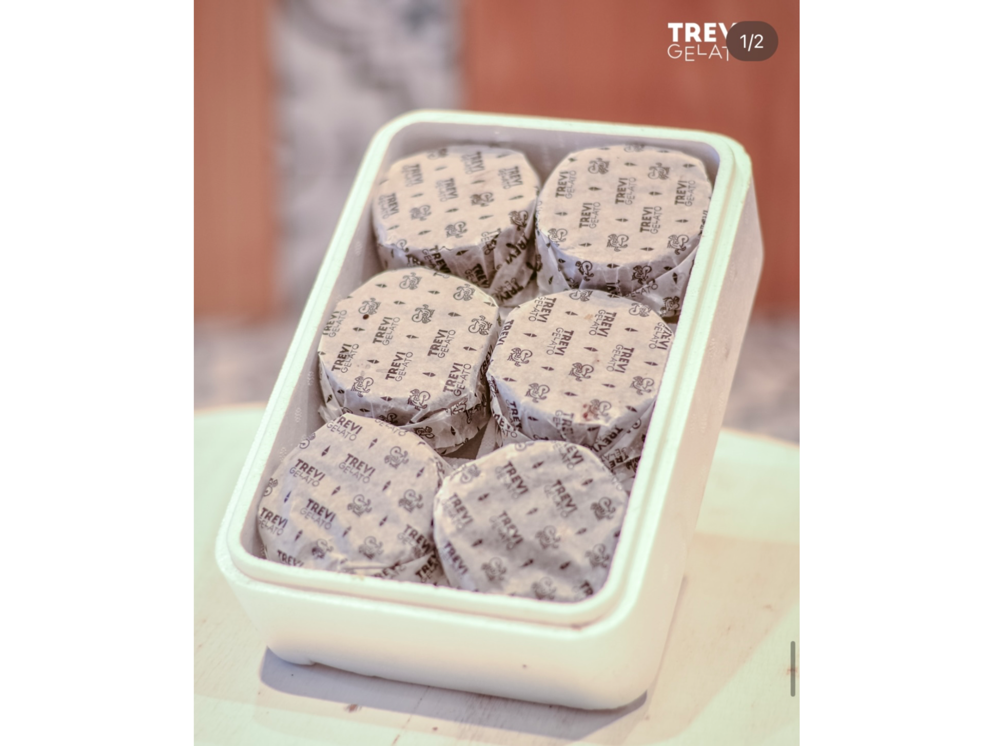 Caja de Alfajor Helado