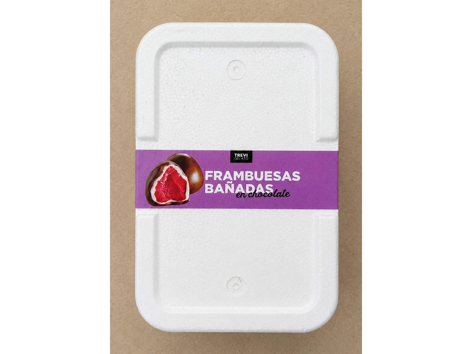Frambuesas bañadas en chocolate