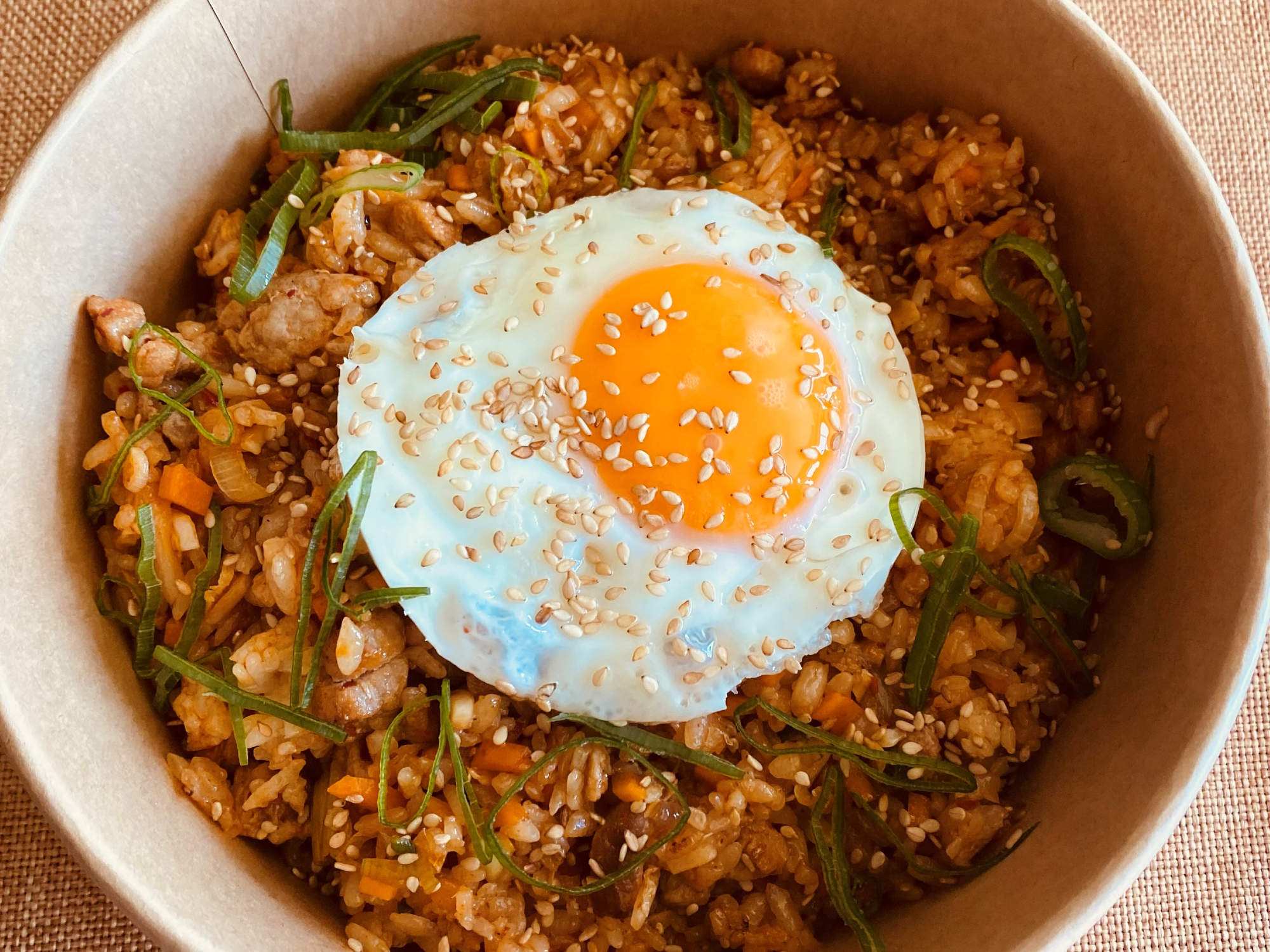 KIMCHI BOKKEUMBAP DE CHAMPIÑON 🌶️