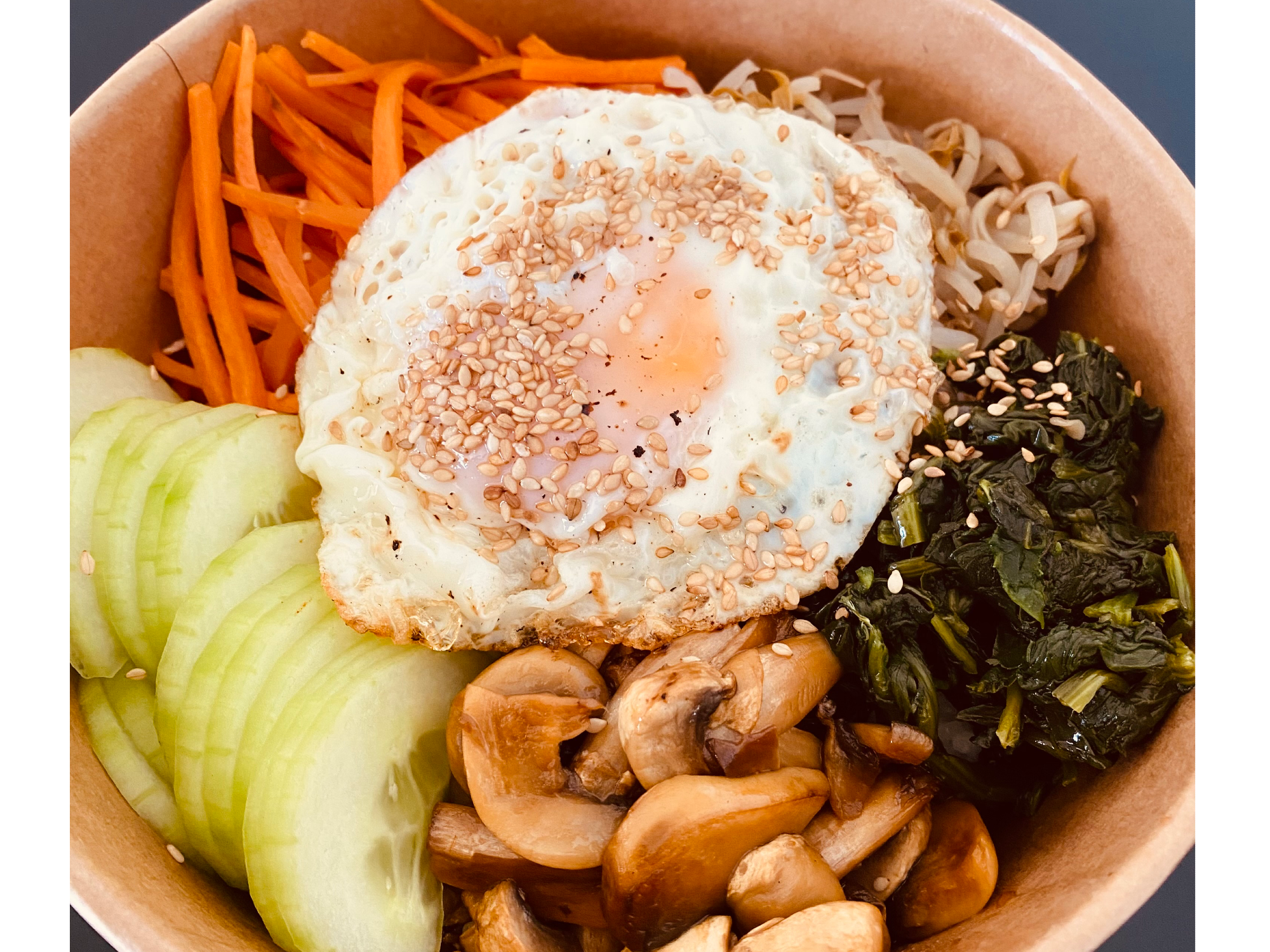 BIBIMBAP CHAMPIÑONES